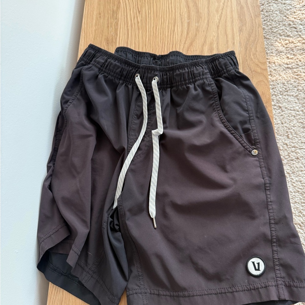 Black Athletic Shorts with Drawstring